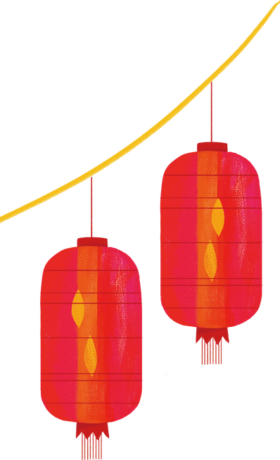 Chinese Lanterns Illustration